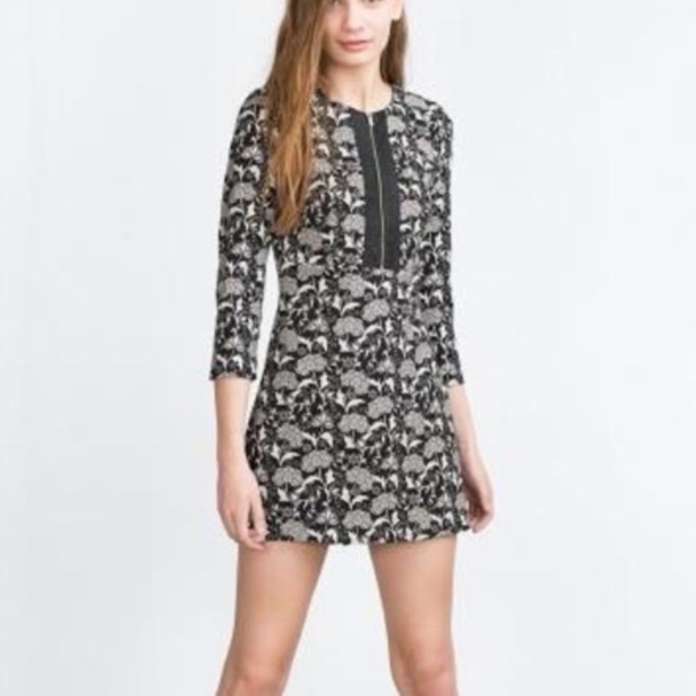 Zara trafaluc faux leather romper